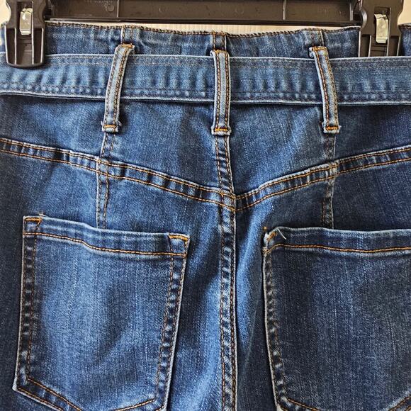 Sanctuary Jeans 27 Belted Ankle Skinny Crop High Rise Minimalist Casual Chic - Picture 7 of 13